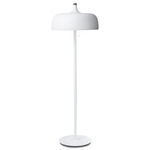 Acorn Floor Lamp - Matte White / Opal