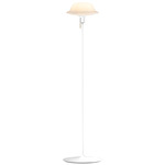 Butler Floor Lamp - White / Opal