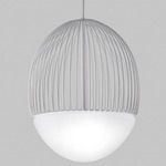 Riketta Pendant - Matte White / Matte White