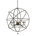 Acadia Chandelier - Golden Bronze