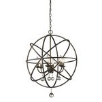 Acadia Chandelier - Golden Bronze