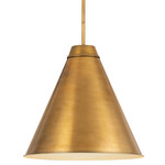 Eaton Pendant - Rubbed Brass