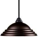 Riviera Stepped Pendant - Bronze