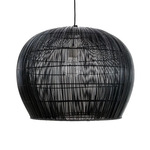 Buri Bell Pendant - Black / Black