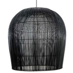 Buri Bulb Pendant - Black / Black