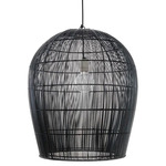 Buri Bulb Pendant - Black / Black