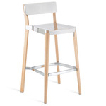 Lancaster Bar/ Counter Stool - Natural Ash / Aluminum