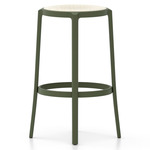 On & On Wood Bar/ Counter Stool - Green / Ash Plywood