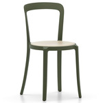 On & On Wood Stacking Chair - Green / Oak