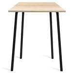 Run High Table - Black Powder Coated Aluminum / Accoya Wood