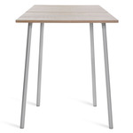 Run High Table - Clear Anodized Aluminum / Ash Plywood