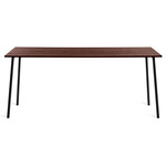 Run High Table - Black Powder Coated Aluminum / Walnut Plywood