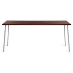 Run High Table - Clear Anodized Aluminum / Walnut Plywood