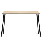 Run High Side Table - Black Powder Coated Aluminum / Accoya Wood