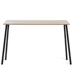 Run High Side Table - Black Powder Coated Aluminum / Ash Plywood