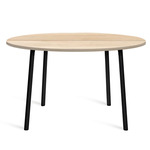 Run Cafe Table - Black Powder Coated Aluminum / Accoya Wood