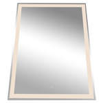 Reflections Cutout Rectangular LED Wall Mirror - Silver / Mirror