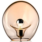 Lightbody Table Lamp - Matte Black / Transparent Pink