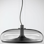 Aurelia S45 Pendant - Matte Gunmetal / Smoke Grey