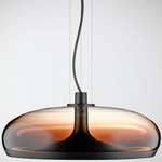 Aurelia S45 Pendant - Matte Gunmetal / Shaded Burgundy