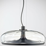 Aurelia S45 Pendant - Matte Gunmetal / Transparent Water