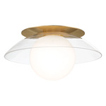 Ancona Ceiling Light / Wall Sconce - Soft Brass / White