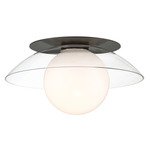 Ancona Ceiling Light / Wall Sconce - Metallic Black / White