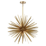 Trapani Chandelier - Soft Brass