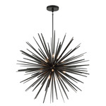 Trapani Chandelier - Metallic Black