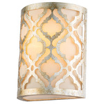 Arabella Wall Light - Antique Silver / Cream