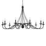 Westchester County Chandelier - Sand Coal