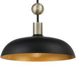 Biloxi Pendant - Antique Brass / Black / Gold