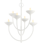 Ryton Tiered Chandelier - Plaster