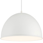 Vantage Dome Pendant - White