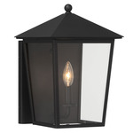 Noble Hill Outdoor Wall Light - Sand Coal / Clear