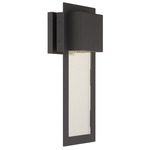 Westgate Outdoor Wall Light - Sand Coal / Clear Seeded