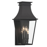 Gloucester Outdoor Wall Light - Sand Coal / Clear