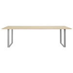 70/70 Dining Table - Gray / Solid Oak