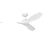 Collins Coastal Smart Outdoor Ceiling Fan - Matte White / Matte White