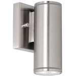 Beverly Outdoor Color-Select Wall Sconce - Satin Nickel / Textured Grey
