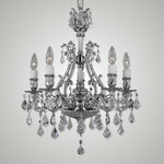 Chateau Chandelier - Silver / Crystal