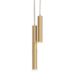 Aleena Multi Light Pendant - Antique Brass / Alabaster