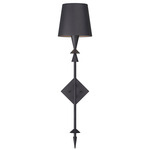 Anton Wall Sconce - Black / Black