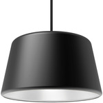 Pillbox Pendant - Matte Black / White