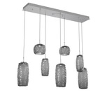 Vessel Linear Multi Light Pendant - Classic Silver / Vessel Smoke