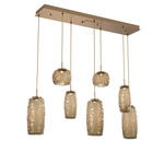 Vessel Linear Multi Light Pendant - Novel Brass / Vessel Bronze