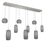 Vessel Linear Multi Light Pendant - Beige Silver / Vessel Smoke