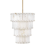 Simone Chandelier - Burnished Gold / Alabaster