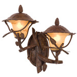 Ponderosa 2-Light Outdoor Wall Sconce - Ponderosa / Faux Marble