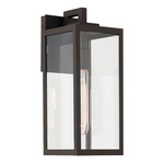 Branner Outdoor Wall Sconce - Olde Bronze / Clear